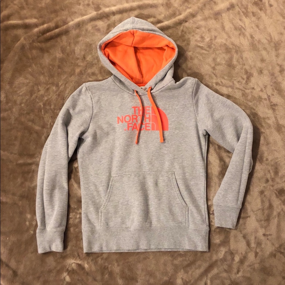 North face hooded sweatshirt
